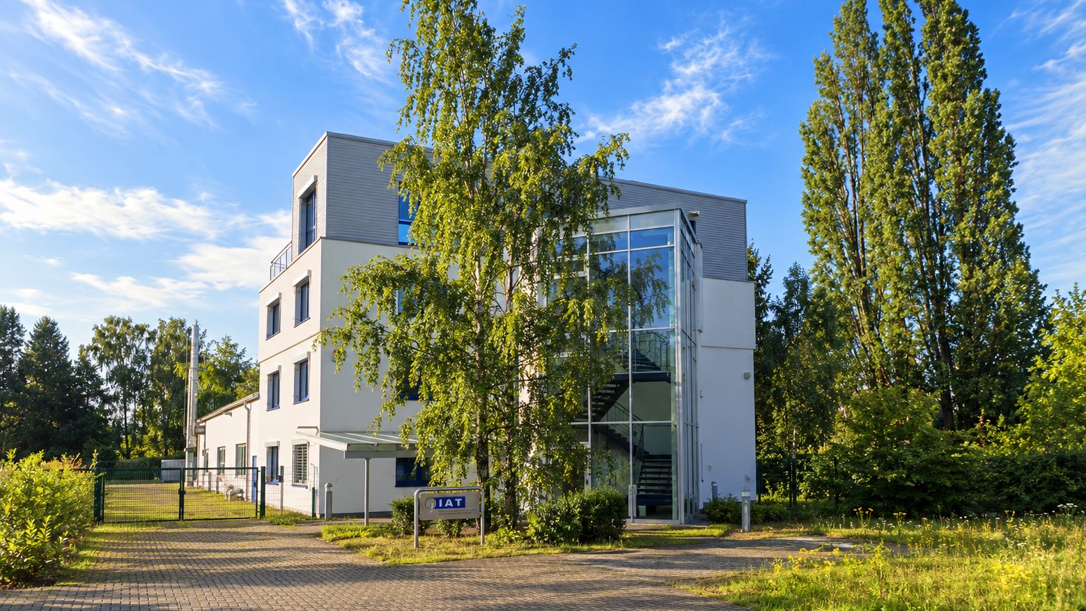 Firmengebäude der IAT GmbH im Wissenschaftspark Hannover-Marienwerder